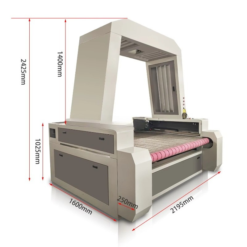 Industrial Laser Fabric Cutting Machine - 1610 CCD Camera Laser Cutting Machine