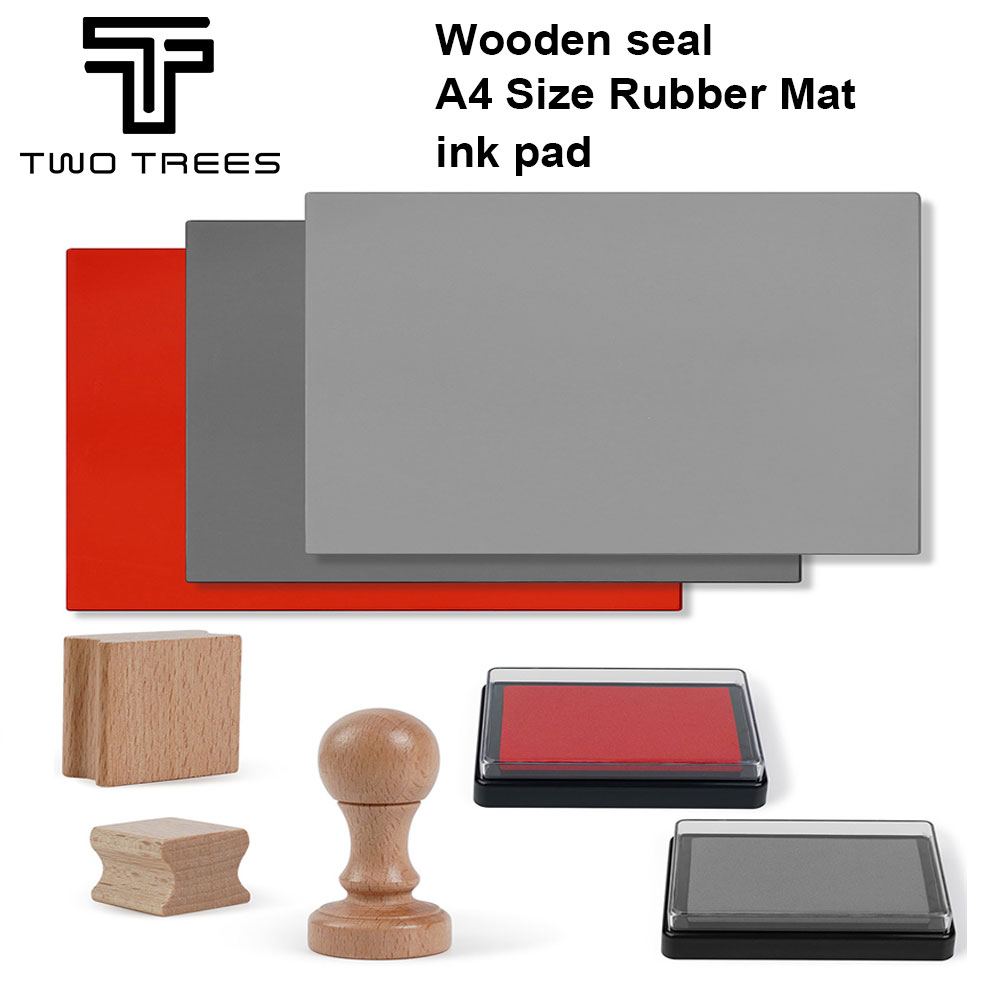 Co2 Laser Engraving Machine - TwoTrees Laser Engraver Rubber Stamp Wooden