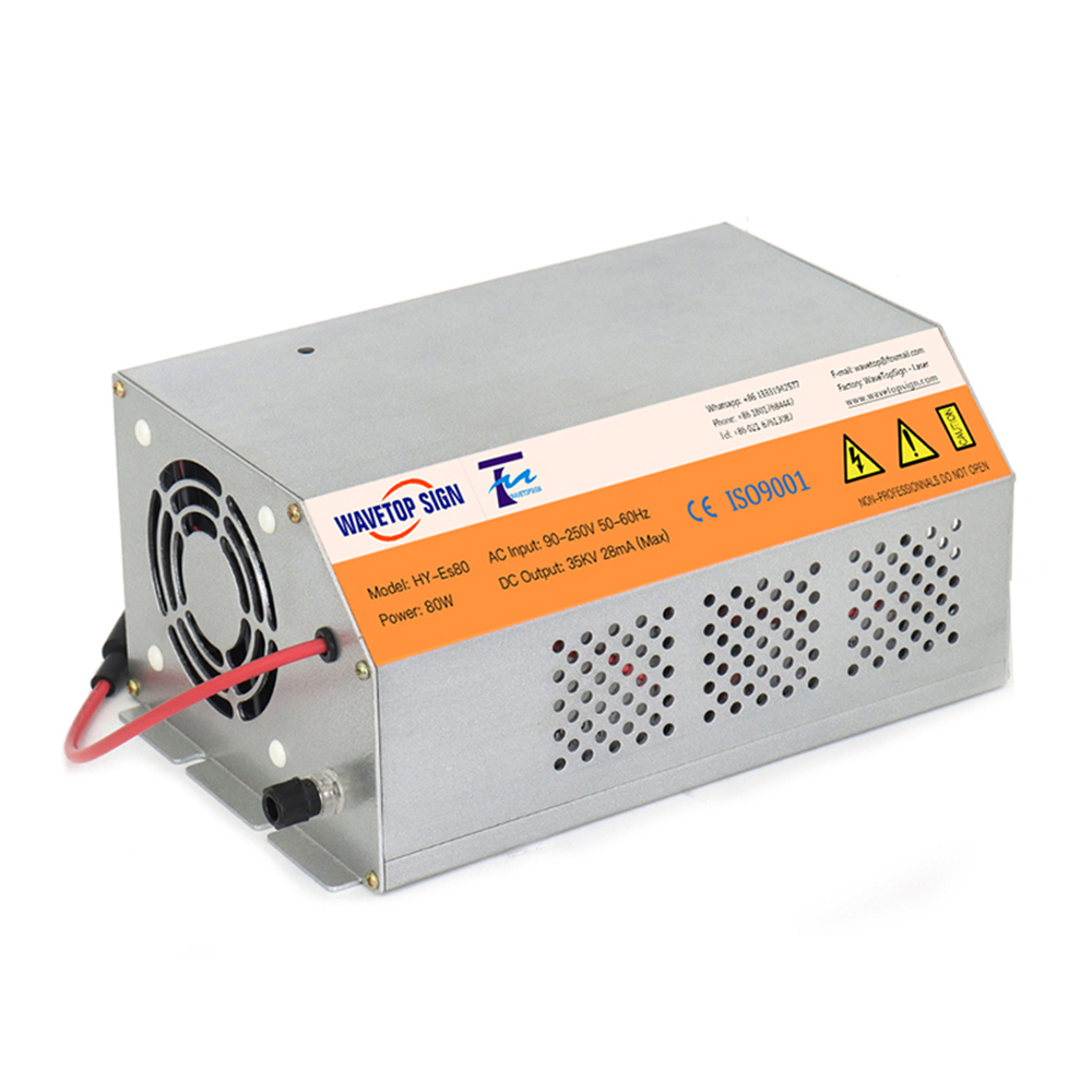 Co2 Laser Engraving Machine - 80-100W HY-Es80 Co2 Laser Power Supply