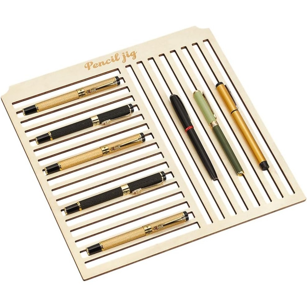 Industrial Laser Pen - 11.8x11.8inch Laser Engraving Jig for Pencils
