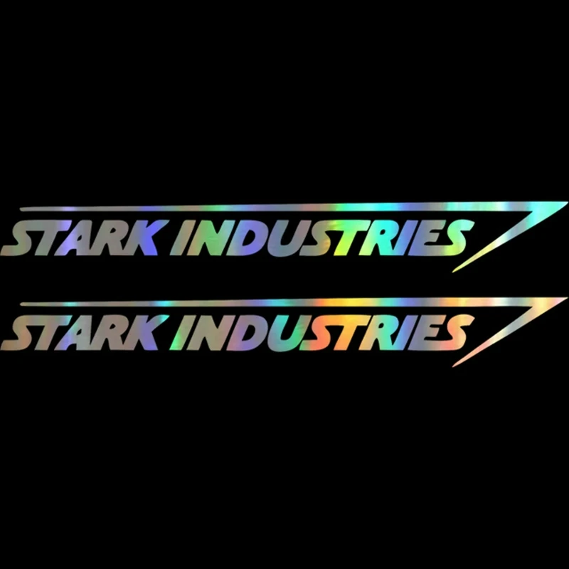 Industrial Laser Supply - 2Pcs Fashion Laser Car Stickers Stark
