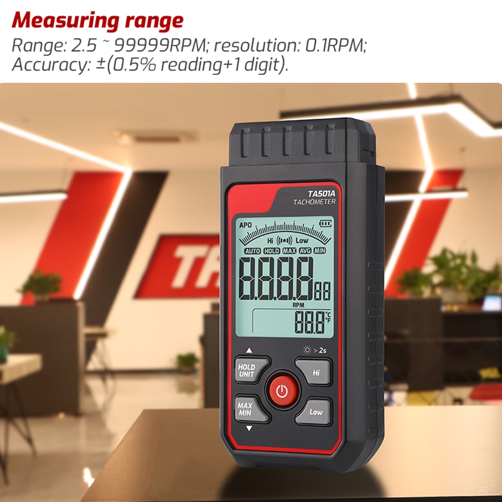 TA501A Laser Tachometer Up to  - đánh giá và giá Industrial Laser Tachometer