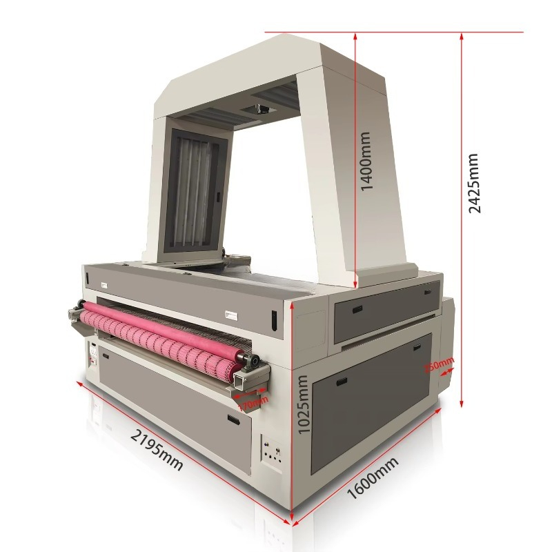 1610 CCD Camera Laser Cutting  - đánh giá và giá Industrial Laser Fabric Cutting Machine