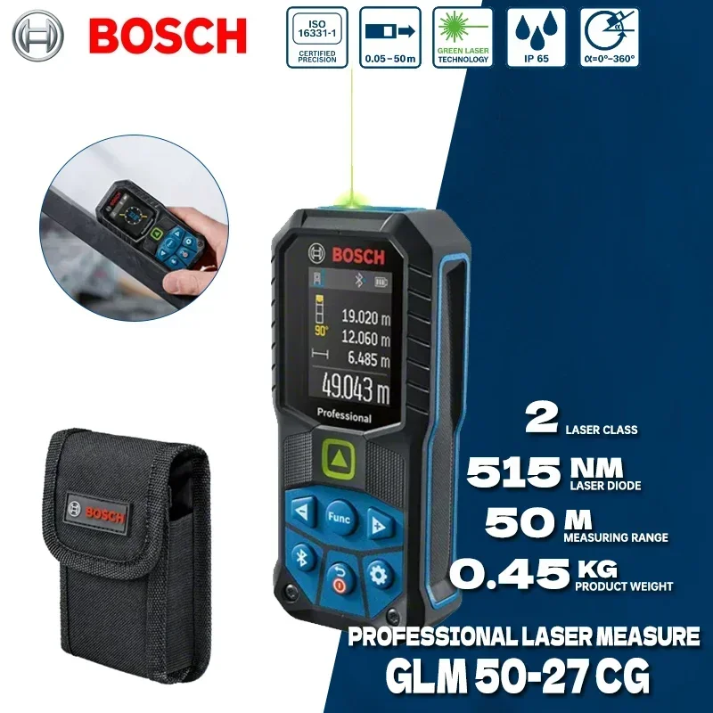 BOSCH GLM 50-27 CG Laser Range - đánh giá và giá Industrial Laser Drill