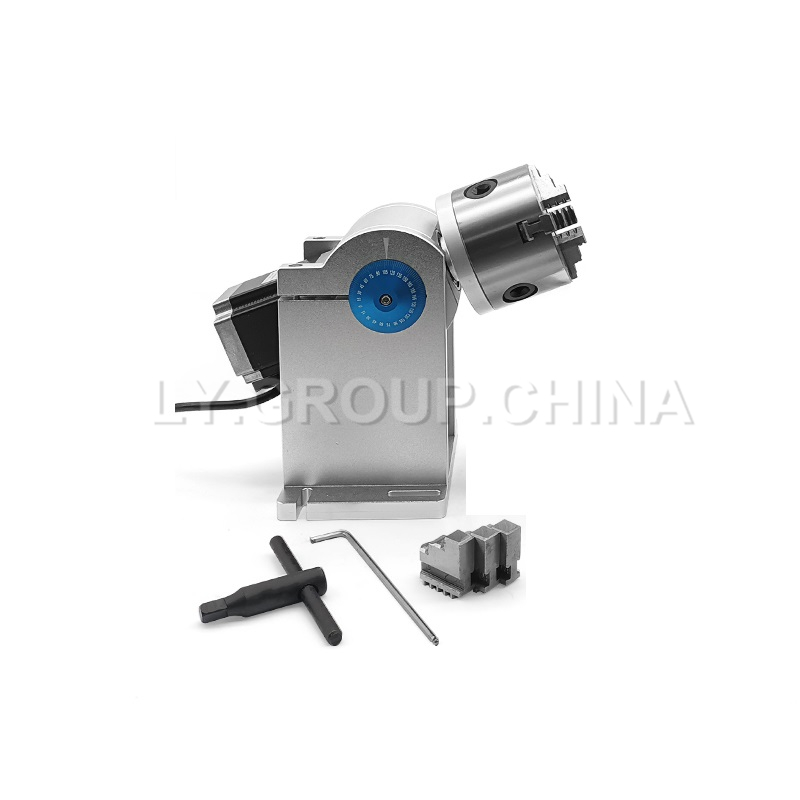 80mm Chuck D80 3 Claws Rotary  - đánh giá và giá Co2 Laser Engraving Machine