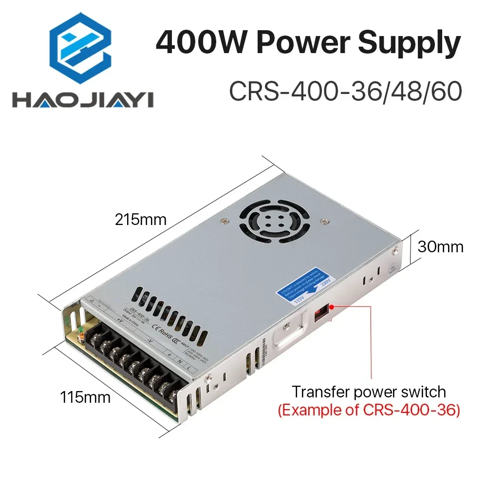 40W CRS-400-36/48/60 Switching - đánh giá và giá Industrial Laser Supply